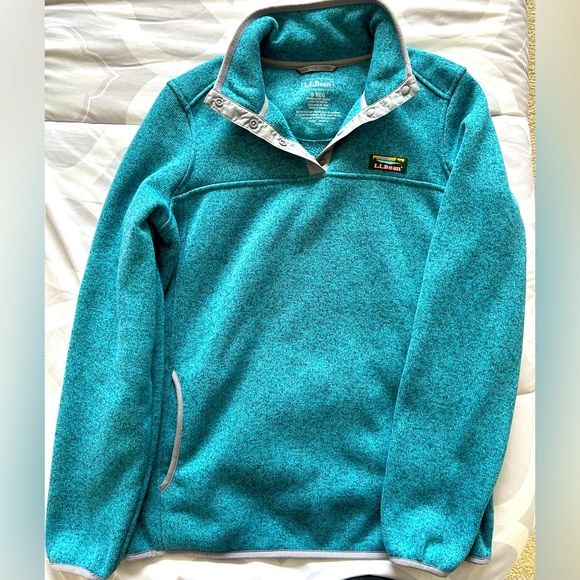 LL Bean Sweater Fleece Pullover - Picture 1 of 2